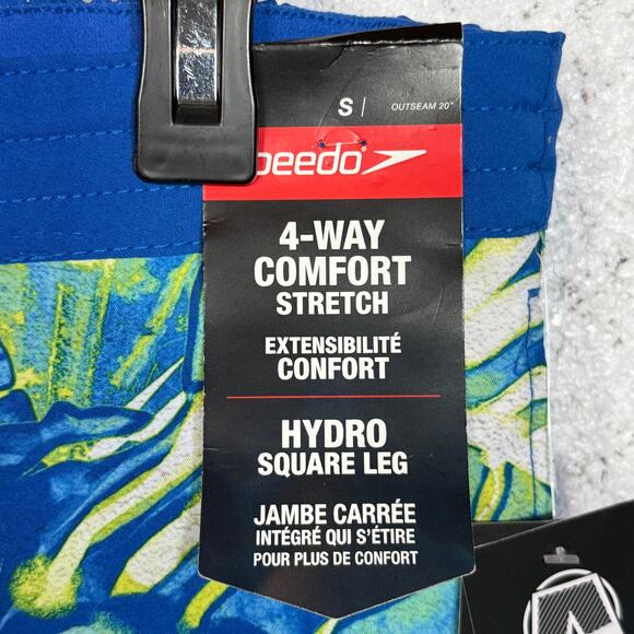 Speedo Men's Print Bondi Basin 20" Boardshorts  Harlequin Green Small - Picture 3 of 7